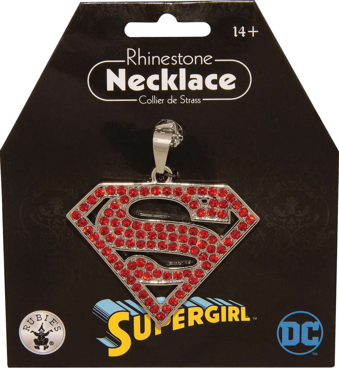 RUBIES USA - Supergirl ketting met strass - Accessoires > Sieraden